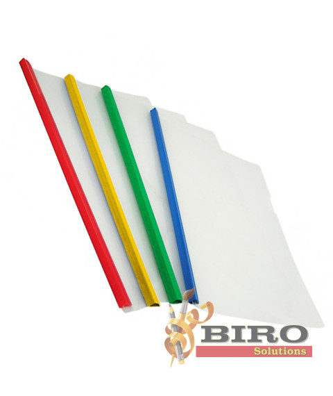 Dosar plastic A5, cu baghetă 10mm, pentru 2-65 file, ECONOMIX